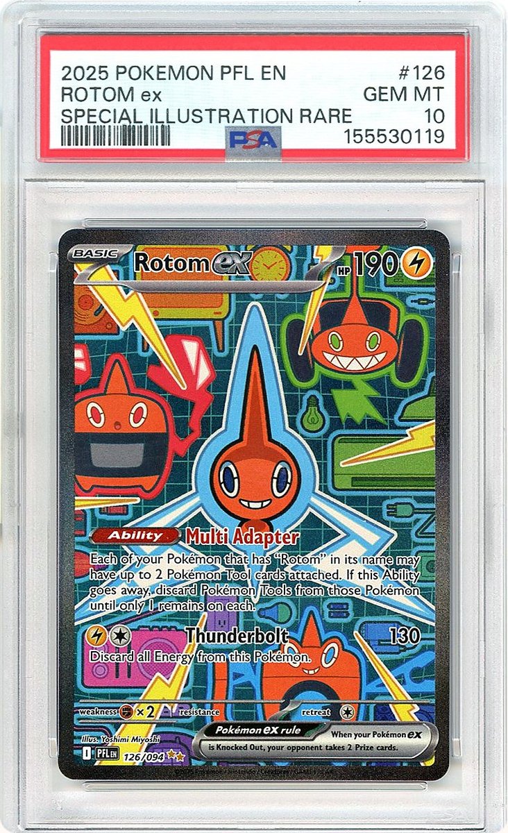Rotom Ex SIR Phantasmal Flames