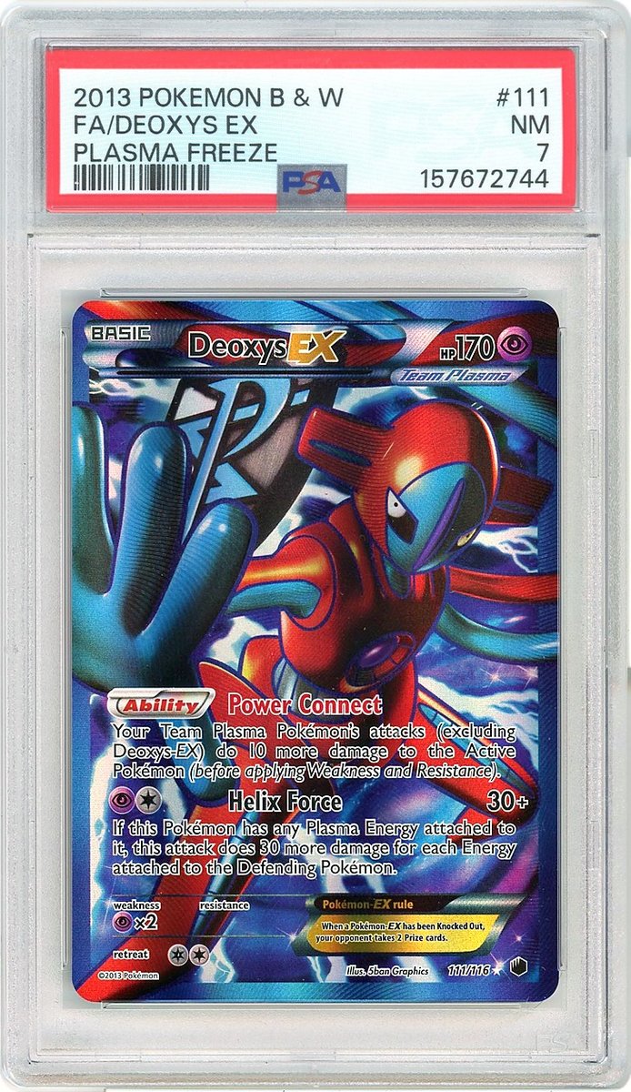 Full Art / Deoxys Ex Black & White Plasma Freeze