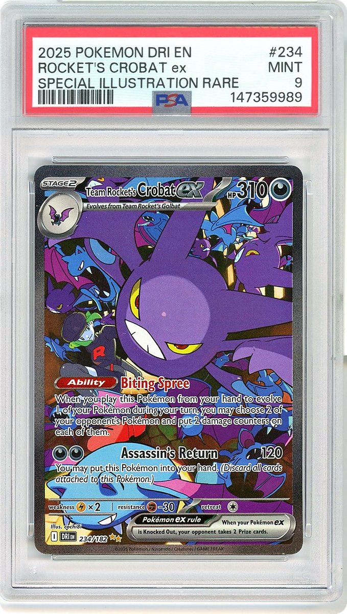 Team Rocket's Crobat Ex SIR Destined Rivals