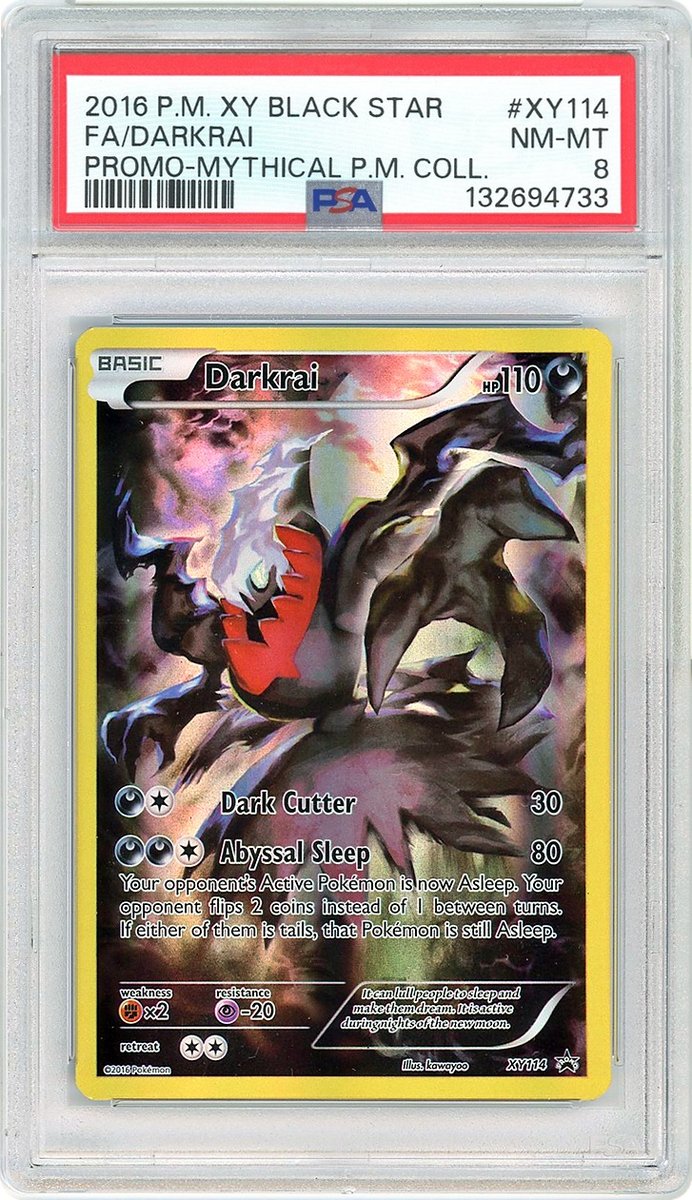 Full Art / Darkrai Mythical Pokemon Collection Xy Black Star Promo