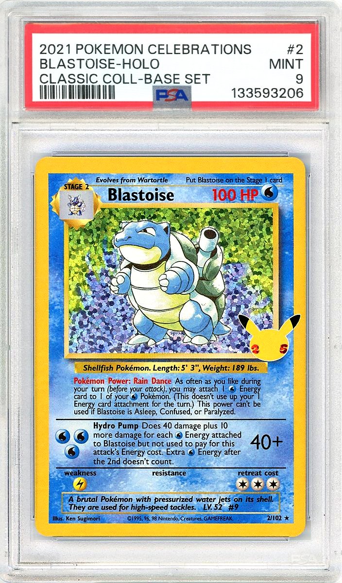 Blastoise Holo Celebrations Classic Collection