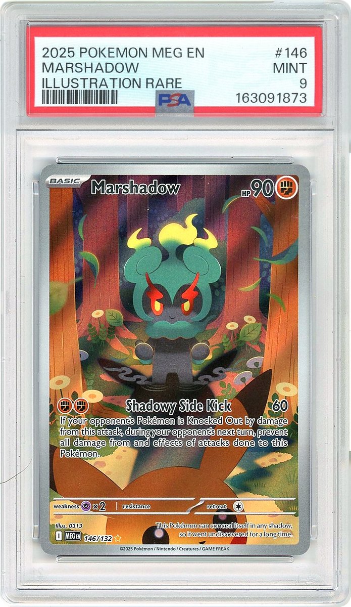 Marshadow IR Mega Evolution PSA 9