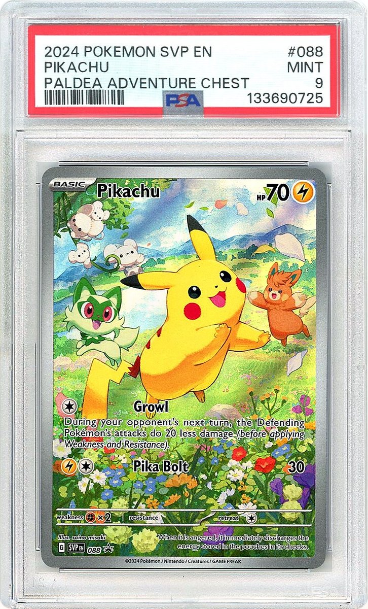 Pikachu Paldea Adventure Chest Sv Black Star Promo