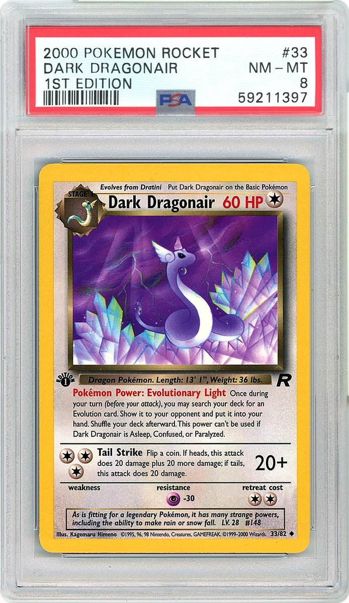 Dark Dragonair 1st Edition Rocket