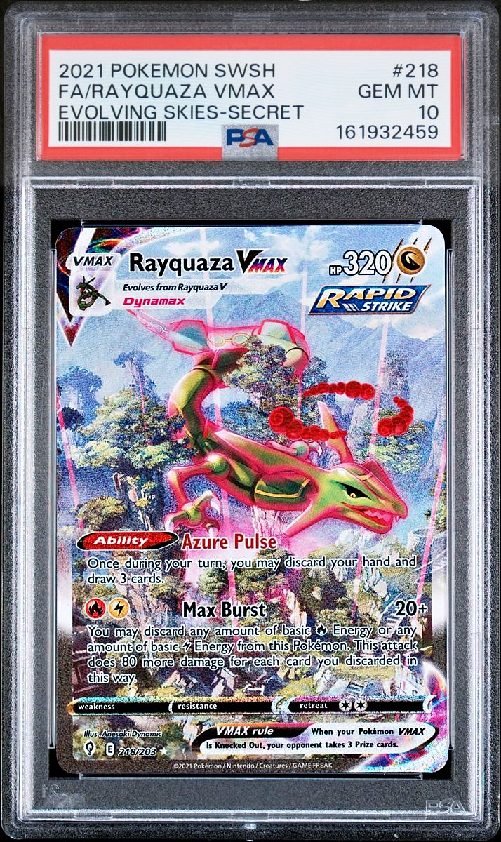 Rayquaza VMAX SR Sword & Shield: Evolving Skies
