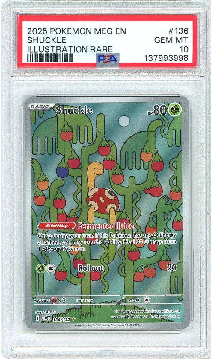 Shuckle IR Mega Evolution PSA 10