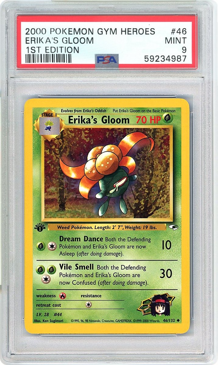 Erika's Gloom 1st Edition Gym Heroes