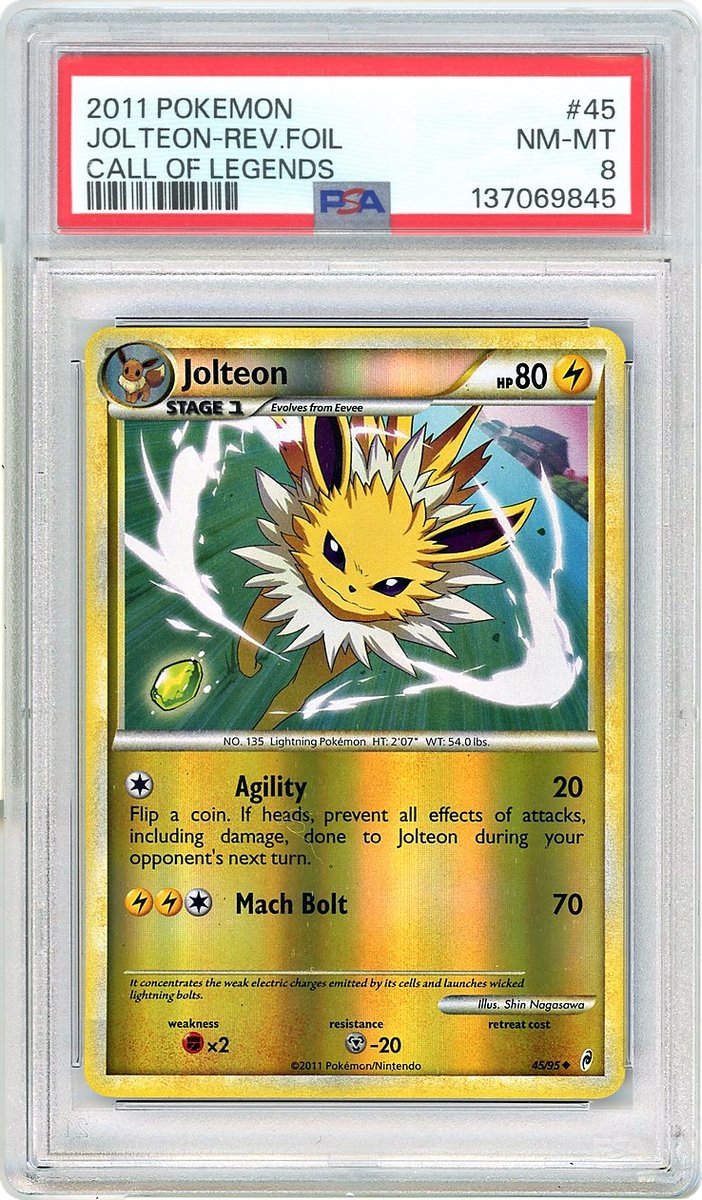 Jolteon-Reverse Foil Call of Legends