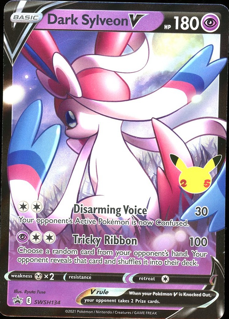 Dark Sylveon V - SWSH134 SWSH: Sword & Shield Promo Cards