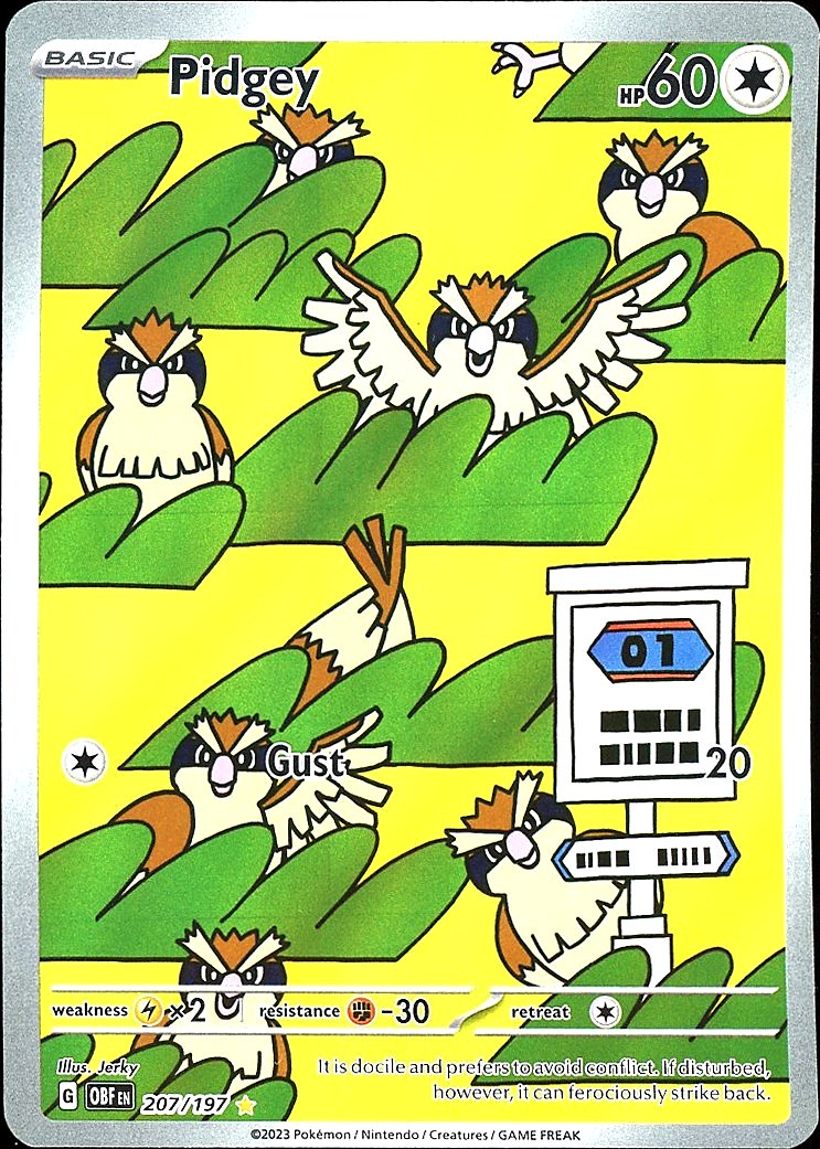 Pidgey - 207/197 SV03: Obsidian Flames