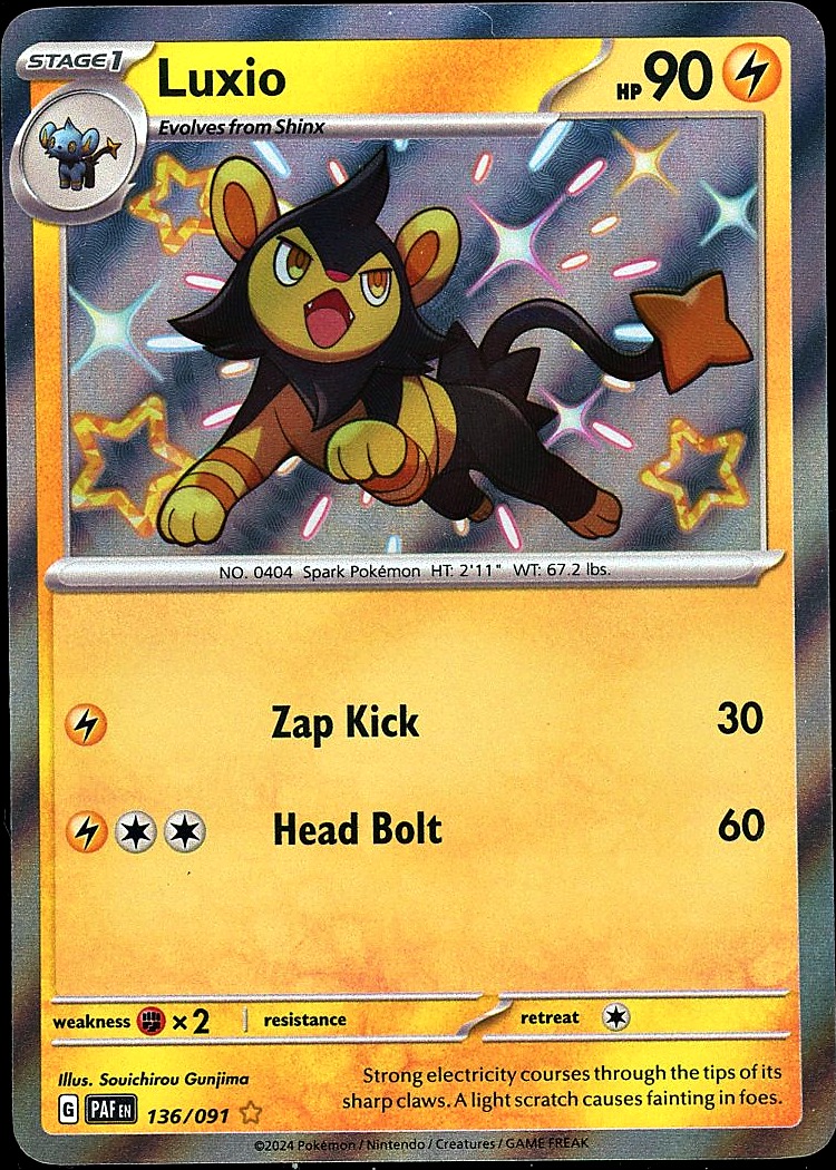 Luxio SV: Paldean Fates
