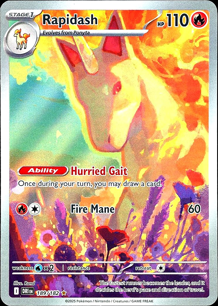 Rapidash - 189/182 SV10: Destined Rivals