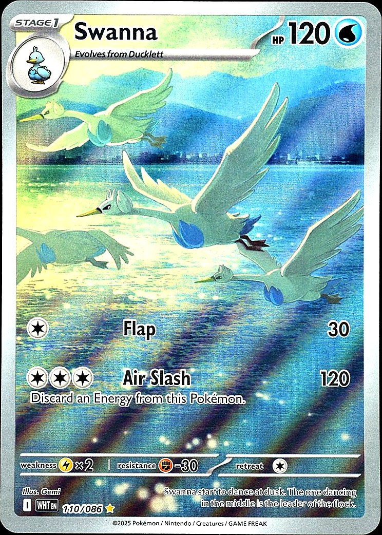 Swanna - 110/086 SV: White Flare