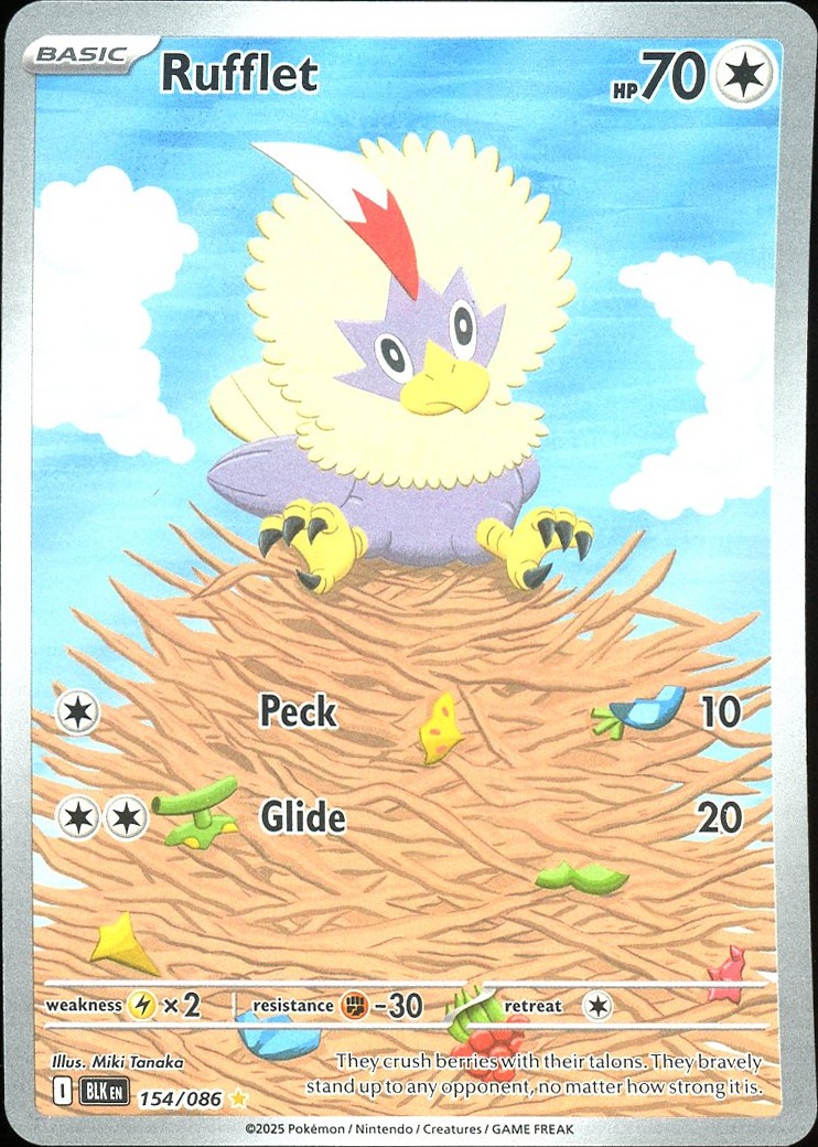 Rufflet - 154/086 SV: Black Bolt