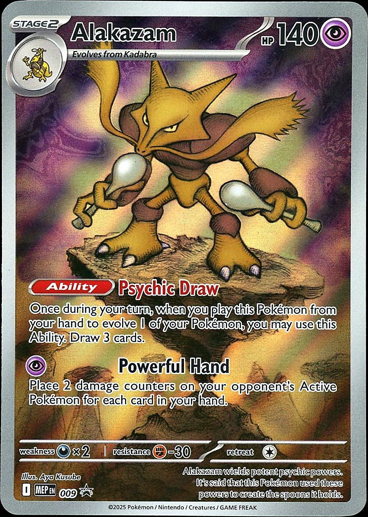 Alakazam - 009 ME: Mega Evolution Promo