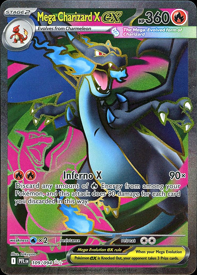 Mega Charizard X ex - 109/094