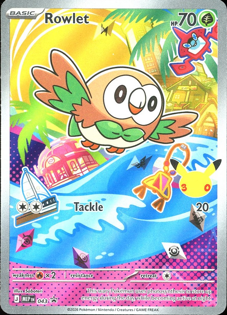 Rowlet - 043 ME: Mega Evolution Promo