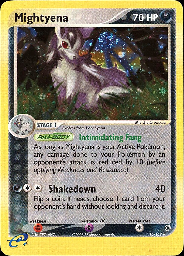 Mightyena - 10/109 EX Ruby and Sapphire